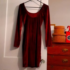 Beautiful Red Velvet Dress